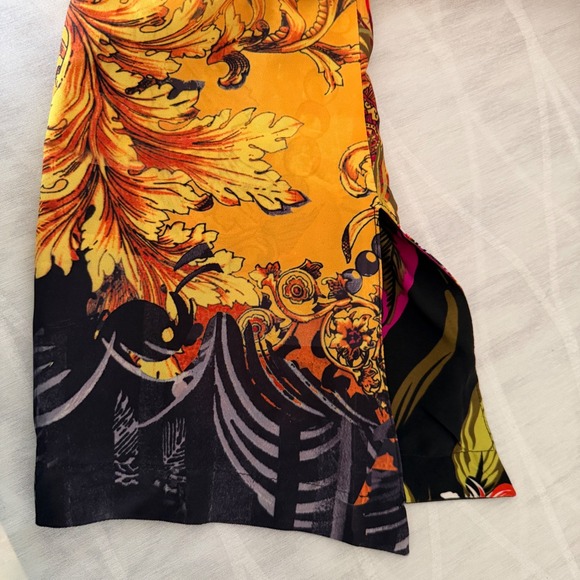 NYGARD Yellow Floral Print Kimono Cardigan Duster Luxury Jacket size S - Picture 9 of 9